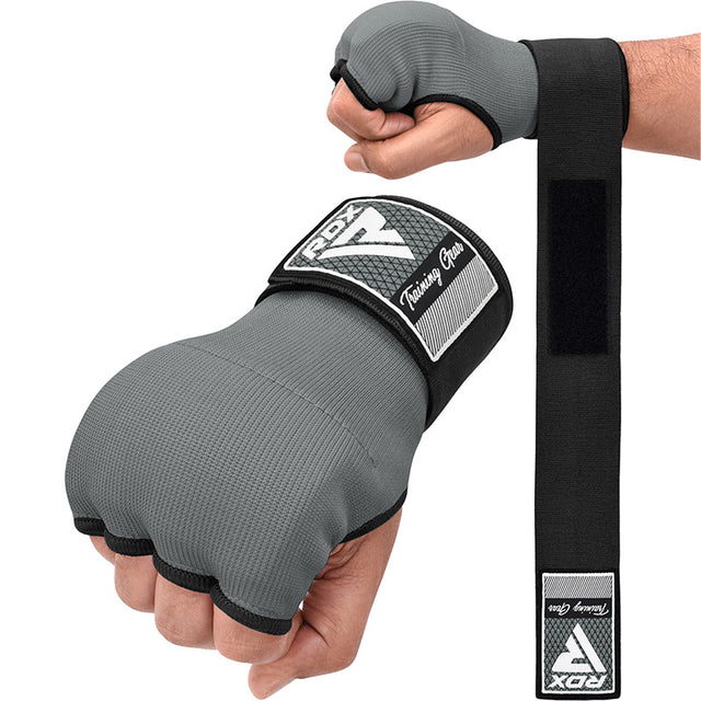 HYP-IS-Grey_1_640x_crop_center.jpg RDX IS Gel Padded Inner Gloves Hook & Loop Wrist Strap for Knuckle Protection OEKO-TEX® Standard 100 certified - Image 8
