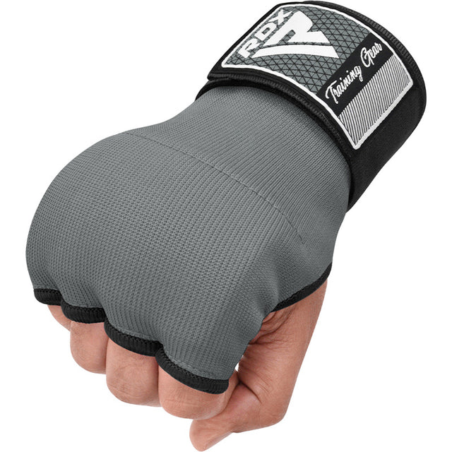 HYP-IS-Grey_3_640x_crop_center.jpg RDX IS Gel Padded Inner Gloves Hook & Loop Wrist Strap for Knuckle Protection OEKO-TEX® Standard 100 certified - Image 6