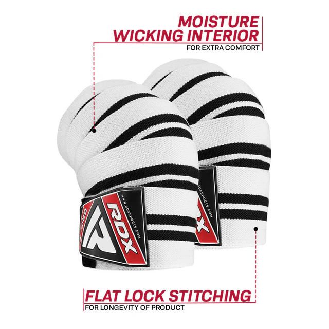 RDX K1 ELASTICATED KNEE COMPRESSION BANDAGE WRAPS OEKO-TEX® STANDARD 100 CERTIFIED - Image 13