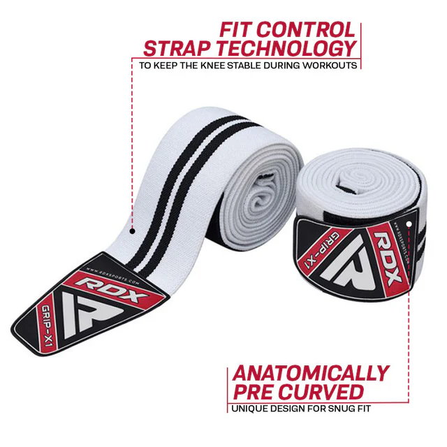 RDX K1 ELASTICATED KNEE COMPRESSION BANDAGE WRAPS OEKO-TEX® STANDARD 100 CERTIFIED - Image 12