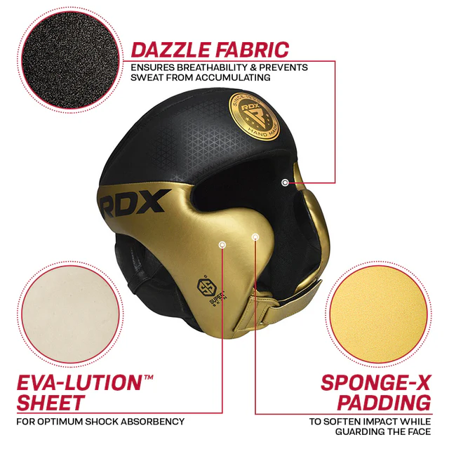 RDX L1 Mark Pro Cheek Boxing Training Head Guard - Image 3