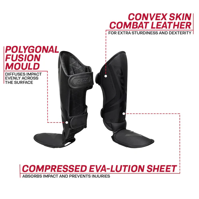 RDX T15 Noir Black Shin Instep Guards - Image 15
