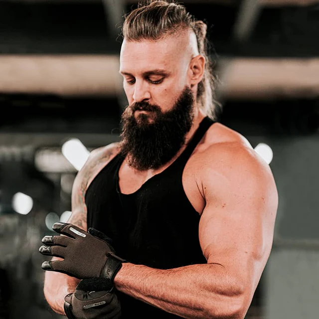 RDX T2 Full Finger Gym Gloves - Touchscreen Workout Gloves - Image 9