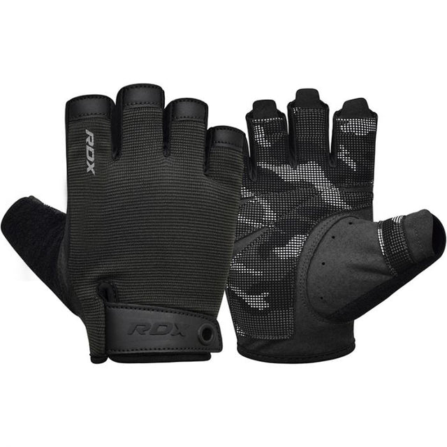 RDX T2 Weightlifting Half Finger Gym Gloves - Image 35