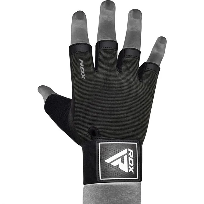 RDX T2 Weightlifting Half Finger Gym Gloves - Image 32