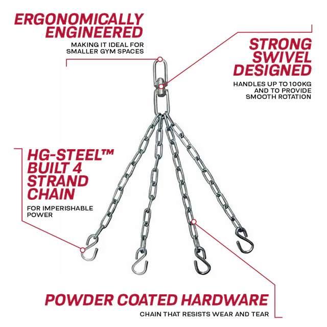 rdx_x14_punch_bag_chains_640x_crop_center.webp RDX X14 SWIVEL WITH 4 STEEL CHAINS S HOOK CONNECTORS FOR HANGING PUNCH BAG - Image 3