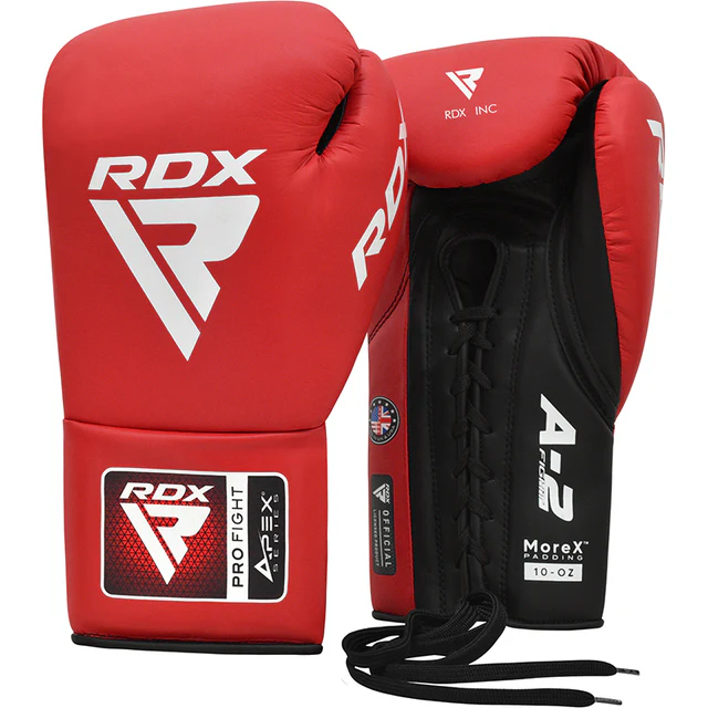 red-a2-apex-boxing-gloves_1__2_1_640x_crop_center.webp RDX APEX Competition/Fight Lace Up Boxing Gloves