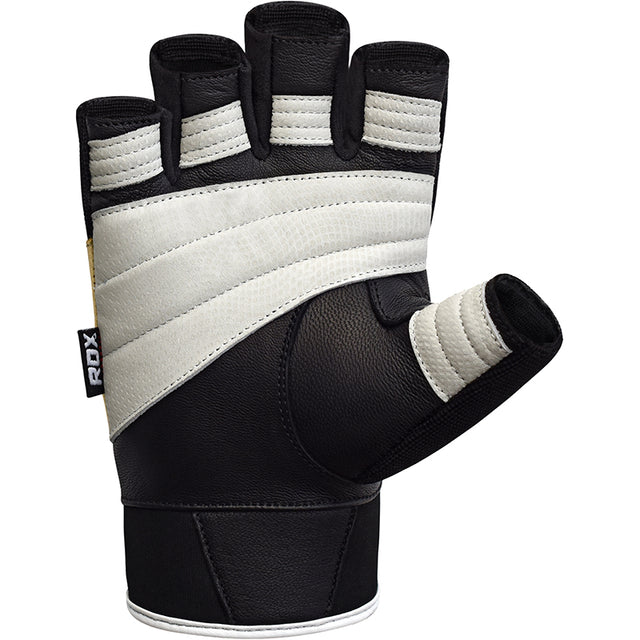 RDX S11 Leather Gym Workout Gloves - Image 4