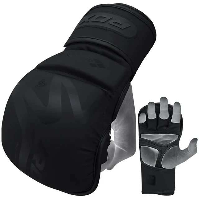 RDX T15 NOIR HYBRID MMA GRAPPLING GLOVES WITH BEST KNUCKLE PROTECTION - Image 4