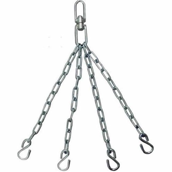 x14_punch_bag_chains_2__1.jpg RDX X14 SWIVEL WITH 4 STEEL CHAINS S HOOK CONNECTORS FOR HANGING PUNCH BAG